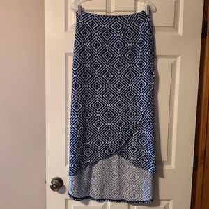 Women's High/Low Maxi Skirt